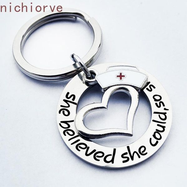 dhl stainless steel nurse keychain i'm a nurse stethoscope keyring heart-shaped pendant nurse keychain medical student gift jewelry
dhl stainless steel nurse keychain i'm a nurse stethoscope keyring heart-shaped pendant nurse keychain medical student gift jewelry