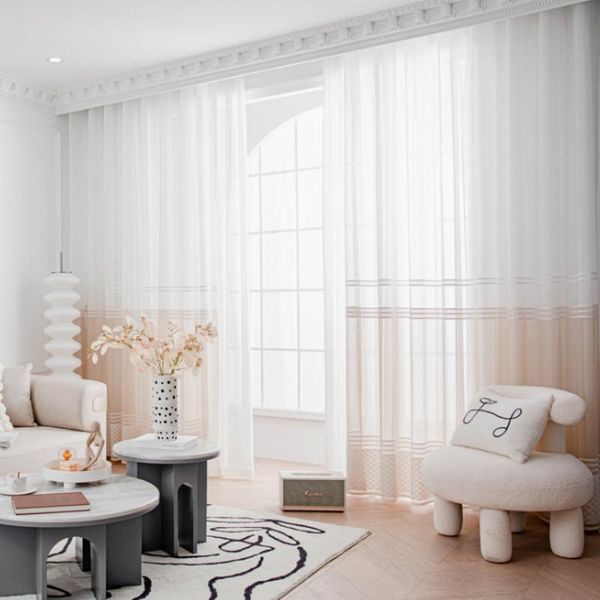 curtain & drapes chinese pastoral style fashion trend half shading transparent yarn white simple modern light thin
curtain & drapes chinese pastoral style fashion trend half shading transparent yarn white simple modern light thin