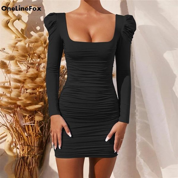casual dresses onelinefox puff sleeve square collar bodycon party dress autumn basic wrap ruched slim winter fashion club mini woman, Black;gray
casual dresses onelinefox puff sleeve square collar bodycon party dress autumn basic wrap ruched slim winter fashion club mini woman, Black;gray
