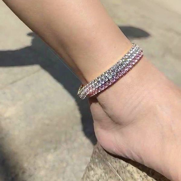 2021 new 5a cz charm anklet hip hop iced out bling gold silver color clear cz 5mm tennis chain anklet for women leg jewelry, Red;blue
2021 new 5a cz charm anklet hip hop iced out bling gold silver color clear cz 5mm tennis chain anklet for women leg jewelry, Red;blue
