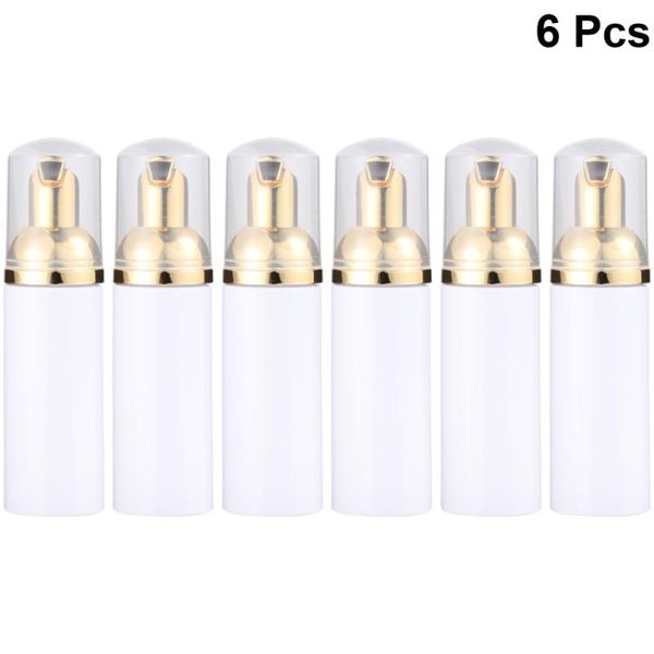 storage bottles & jars 6pcs creative 50ml pump bottle dispenser home travel bubble making (white, golden head)
storage bottles & jars 6pcs creative 50ml pump bottle dispenser home travel bubble making (white, golden head)