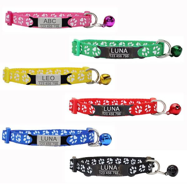 cat collars & leads nylon collar custom personalized id engraving print small dog cute adjustable for puppy kittens necklace
cat collars & leads nylon collar custom personalized id engraving print small dog cute adjustable for puppy kittens necklace