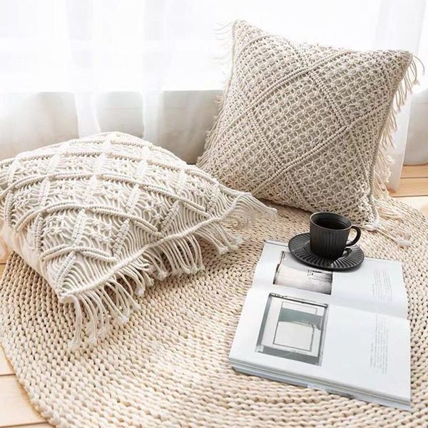 cushion/decorative pillow vintage bohemian throw hand-woven sofa cushion cover case knitted tassel bedroom waist
cushion/decorative pillow vintage bohemian throw hand-woven sofa cushion cover case knitted tassel bedroom waist