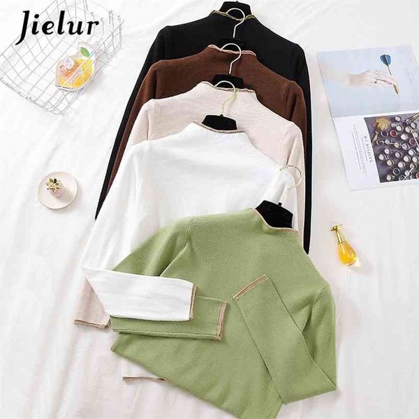basic sweater spring women knitted pullover slim solid color chic jumper femme autumn turtleneck pullovers 210426, White;black
basic sweater spring women knitted pullover slim solid color chic jumper femme autumn turtleneck pullovers 210426, White;black