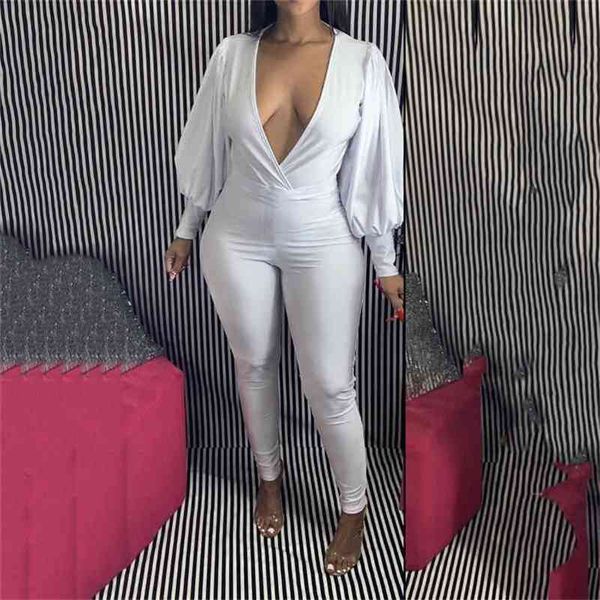 white 2 piece set women pant sets deep v neck lantern sleeve & skinny pencil trousers evening night club outfits 210510
white 2 piece set women pant sets deep v neck lantern sleeve & skinny pencil trousers evening night club outfits 210510