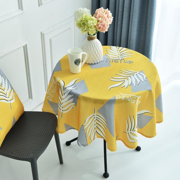 nordic round tablecloth simple waterproof restaurant el household table cloth decoration
nordic round tablecloth simple waterproof restaurant el household table cloth decoration