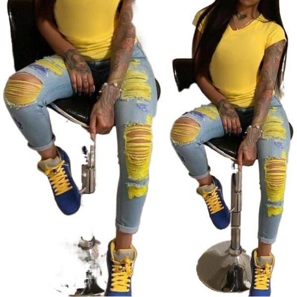women's jeans 2021 woman casual high waist skinny hole ripped for women denim pants streetwear plus size, Blue
women's jeans 2021 woman casual high waist skinny hole ripped for women denim pants streetwear plus size, Blue