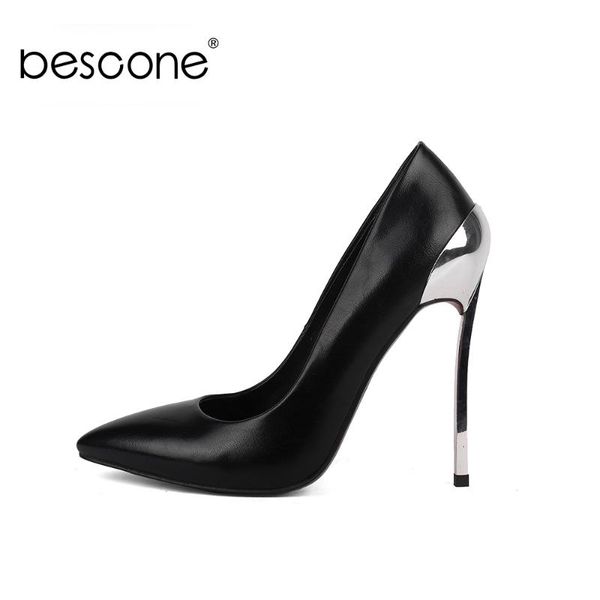 dress shoes bescone pumps women pointed toe fashion shallow handmade slip-on thin heel party super high heels ladies by146, Black
dress shoes bescone pumps women pointed toe fashion shallow handmade slip-on thin heel party super high heels ladies by146, Black