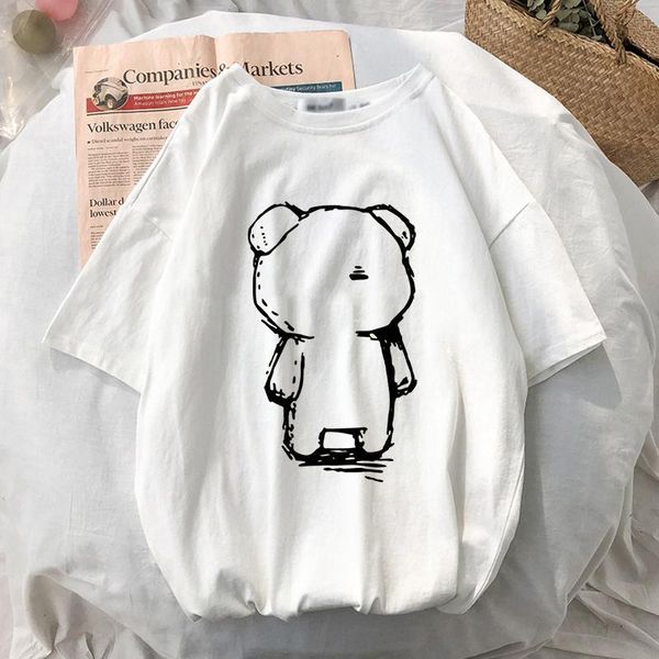 women's t-shirt funny cartoon summer short sleeve t-shirts korean cute bear women fashion tee harajuku all-match 90s streetwear o-neck, White
women's t-shirt funny cartoon summer short sleeve t-shirts korean cute bear women fashion tee harajuku all-match 90s streetwear o-neck, White