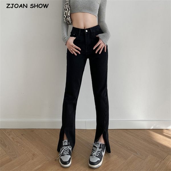 spring 90s vintage high waist hem cuff slit jeans women denim pants slim street casual long trousers 210429, Blue
spring 90s vintage high waist hem cuff slit jeans women denim pants slim street casual long trousers 210429, Blue