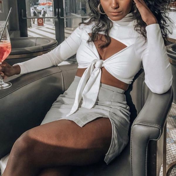 women's t-shirt fashion t-shirts crop long sleeve short hollow out irregular solid color lace up women clothing 2021, White
women's t-shirt fashion t-shirts crop long sleeve short hollow out irregular solid color lace up women clothing 2021, White