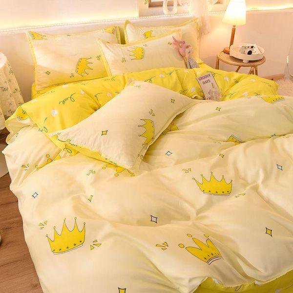 bedding sets yellow crown cute duvet cover pillow case bed sheet boy kids teen girls covers set king twin cartoon lovely ins
bedding sets yellow crown cute duvet cover pillow case bed sheet boy kids teen girls covers set king twin cartoon lovely ins