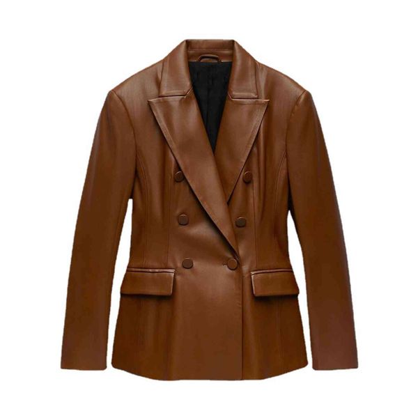 women's leather & faux za jaqueta de couro primavera outono moda feminina tweed blazers e jaquetas chique marrom casaco escritório, Black
women's leather & faux za jaqueta de couro primavera outono moda feminina tweed blazers e jaquetas chique marrom casaco escritório, Black