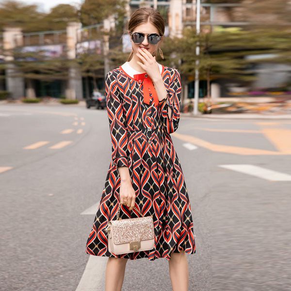 dress fashion arc geometric standard quality autumn camisa chiffon occasional midi, Black;gray
dress fashion arc geometric standard quality autumn camisa chiffon occasional midi, Black;gray