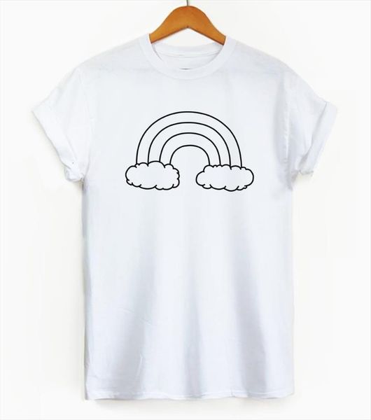 cute rainbow print cotton women t shirts casual funny yong girl tee hipster drop ship s 233, White
cute rainbow print cotton women t shirts casual funny yong girl tee hipster drop ship s 233, White