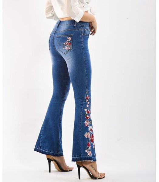 women's jeans catonatoz 2226 women`s fashion mid high waist embroidery stretchy flare for woman j3e6, Blue
women's jeans catonatoz 2226 women`s fashion mid high waist embroidery stretchy flare for woman j3e6, Blue
