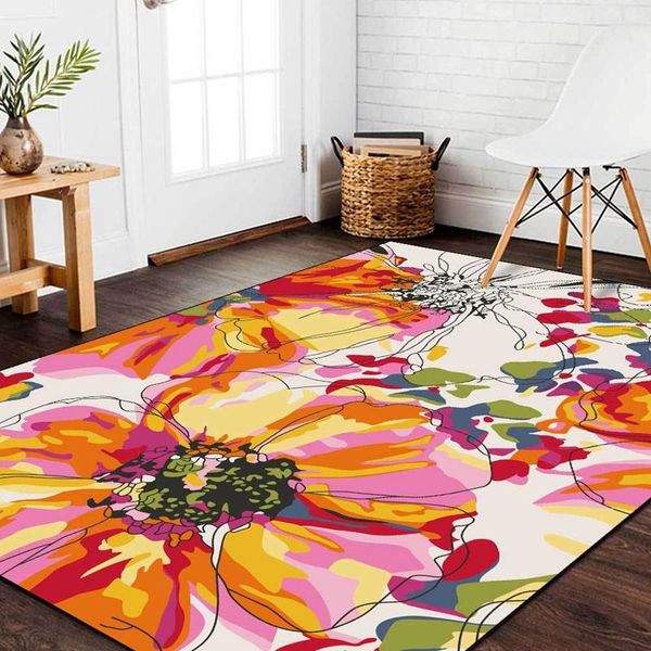 carpets american pastoral style area rugs colorful big flower printed bedroom bedside carpet living room sofa table non-slip floor mat
carpets american pastoral style area rugs colorful big flower printed bedroom bedside carpet living room sofa table non-slip floor mat