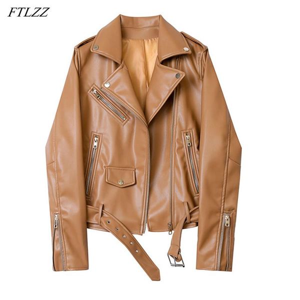 women's leather & faux ftlzz spring autumn black moto biker jacket women pu streetweer slim coat turn down collar outwear with belt
women's leather & faux ftlzz spring autumn black moto biker jacket women pu streetweer slim coat turn down collar outwear with belt
