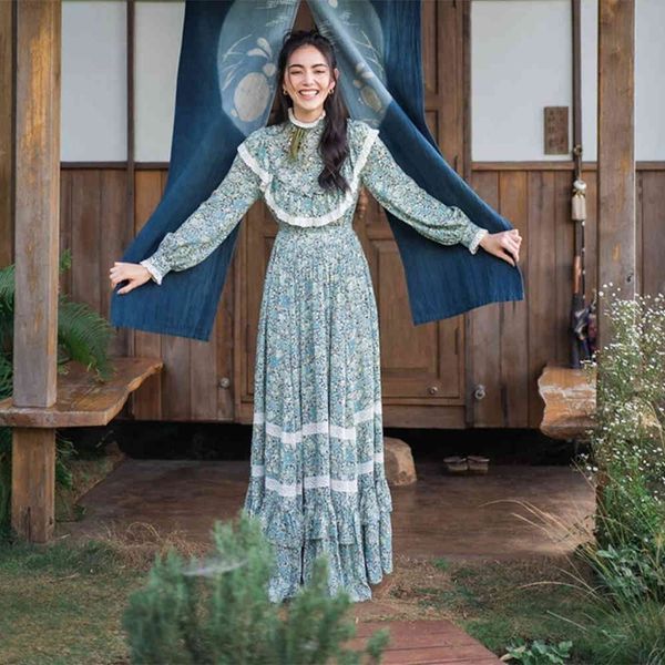 dresses runway boho maxi 2021 spring stand collar ruffles lace patchwork sleeve tunic floral printed women long, Black;gray
dresses runway boho maxi 2021 spring stand collar ruffles lace patchwork sleeve tunic floral printed women long, Black;gray