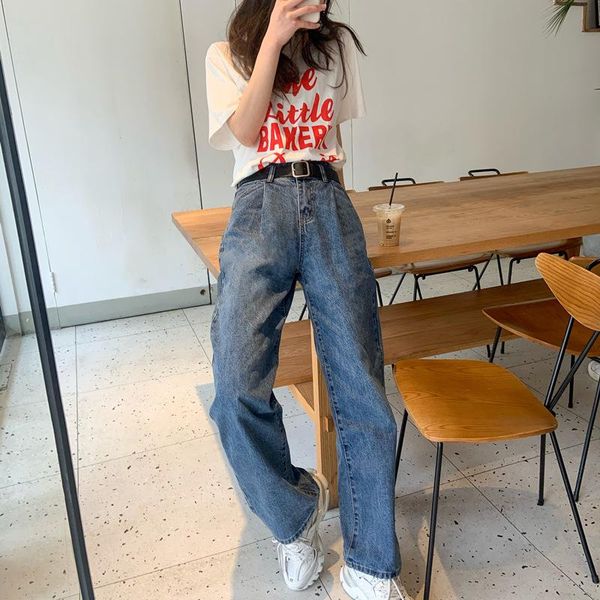 women's jeans plus size vintage high waist wide leg straight loose extra long for women s l xl 2xl 3xl, Blue
women's jeans plus size vintage high waist wide leg straight loose extra long for women s l xl 2xl 3xl, Blue