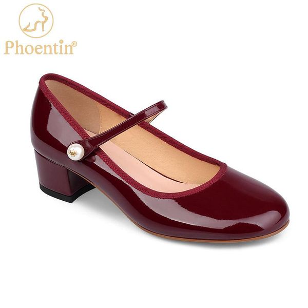 dress shoes phoentin red mary jane square heels 2021 pearl cross strap women round toe woman's shoe large size footwear ft963, Black
dress shoes phoentin red mary jane square heels 2021 pearl cross strap women round toe woman's shoe large size footwear ft963, Black