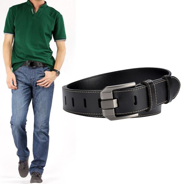 leather belt men's needle buckle youth casual jeans with high-quality cowhide brand, Black;brown
leather belt men's needle buckle youth casual jeans with high-quality cowhide brand, Black;brown