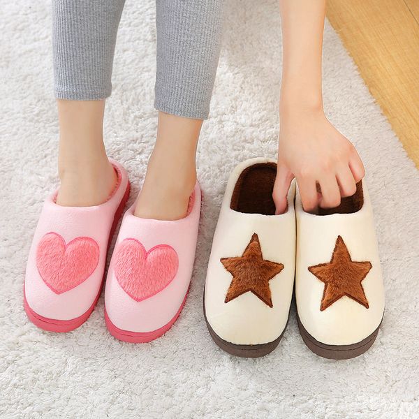 winter slippers women heart cotton slippers female home warm thick bottom anti-slip cartoon cute cover heel slippers fur, Black
winter slippers women heart cotton slippers female home warm thick bottom anti-slip cartoon cute cover heel slippers fur, Black