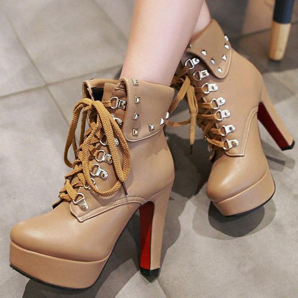 boots handmade plus size ankle women platform high heels female lace up shoes woman buckle short boot casual ladies footwear, Black
boots handmade plus size ankle women platform high heels female lace up shoes woman buckle short boot casual ladies footwear, Black