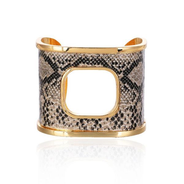 bangle ornapeadia exaggerated snake pattern bracelet for women wide edge alloy open leather fashion women's hollow jewelry, Black
bangle ornapeadia exaggerated snake pattern bracelet for women wide edge alloy open leather fashion women's hollow jewelry, Black