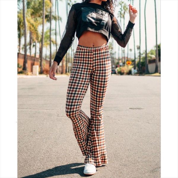 joggers fashion flare high wasit womens capri retro plaid pattern bell bottom long trousers casual skinny pant streetwear, Black;white
joggers fashion flare high wasit womens capri retro plaid pattern bell bottom long trousers casual skinny pant streetwear, Black;white