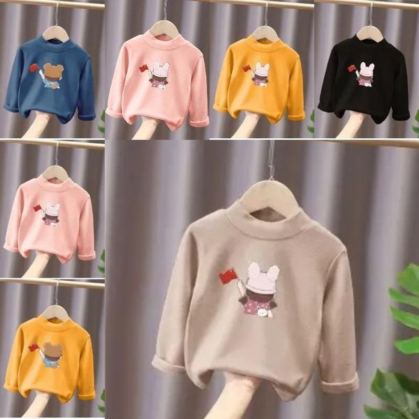 t-shirts children's de velvet bottoming shirt 2021 autumn winter cartoon long sleeve t-shirt boys and girls warm half high collar top, Blue
t-shirts children's de velvet bottoming shirt 2021 autumn winter cartoon long sleeve t-shirt boys and girls warm half high collar top, Blue