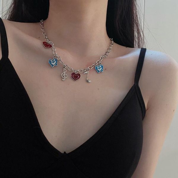 pendant necklaces hip-hop punk love heart necklace harajuku vintage butterfly for women fashion jewelry gift, Silver
pendant necklaces hip-hop punk love heart necklace harajuku vintage butterfly for women fashion jewelry gift, Silver