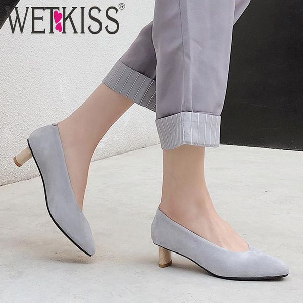 dress shoes wetkiss strange style pumps women wood heels high kid suede female shallow ladies square toe party 2021, Black
dress shoes wetkiss strange style pumps women wood heels high kid suede female shallow ladies square toe party 2021, Black