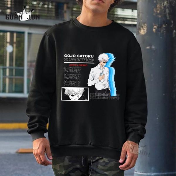 men's hoodies & sweatshirts jujutsu kaisen print men casual long sleeve kaisen-sweatshirts anime pullovers gojo satoru, Black
men's hoodies & sweatshirts jujutsu kaisen print men casual long sleeve kaisen-sweatshirts anime pullovers gojo satoru, Black