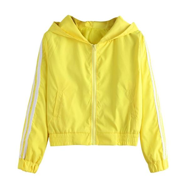 women's jackets fall coats and women autumn color matching long sleeve zipper jacket wear coat yellow #4, Black;brown
women's jackets fall coats and women autumn color matching long sleeve zipper jacket wear coat yellow #4, Black;brown