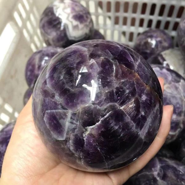 decorative objects & figurines natural dream amethyst sphere crystal quartz ball gem stone healing
decorative objects & figurines natural dream amethyst sphere crystal quartz ball gem stone healing
