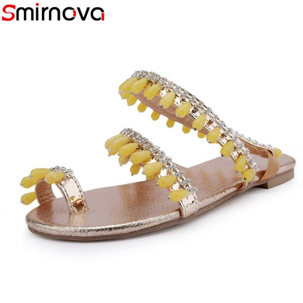 smirnova 2021 big size 43 women sandals pu beading summer shoes slip on comfortable flat woman sweet casual female, Black
smirnova 2021 big size 43 women sandals pu beading summer shoes slip on comfortable flat woman sweet casual female, Black