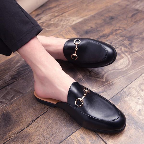 slippers spring half slipper male korean version of the trend heelless lovers fashion men wear, Black
slippers spring half slipper male korean version of the trend heelless lovers fashion men wear, Black
