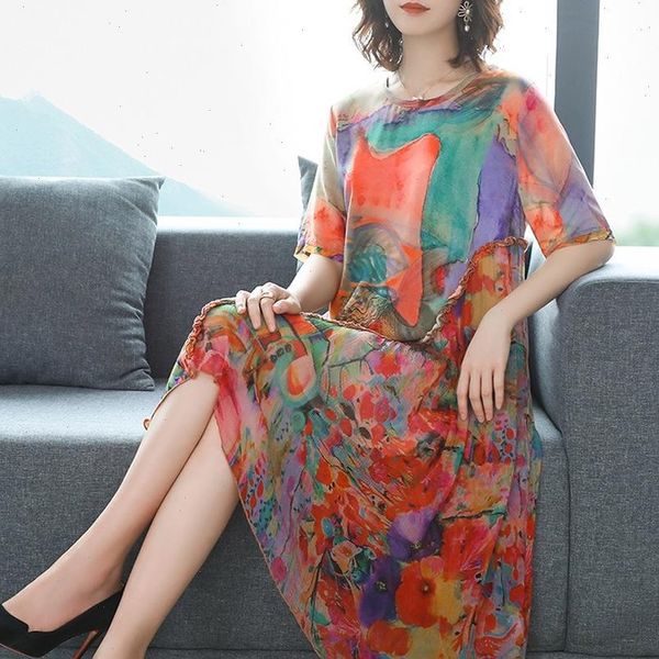 women dress summer mulberry silk beach vintage 4xl plus size print runway midi elegant bodycon vestidos, Black;gray
women dress summer mulberry silk beach vintage 4xl plus size print runway midi elegant bodycon vestidos, Black;gray