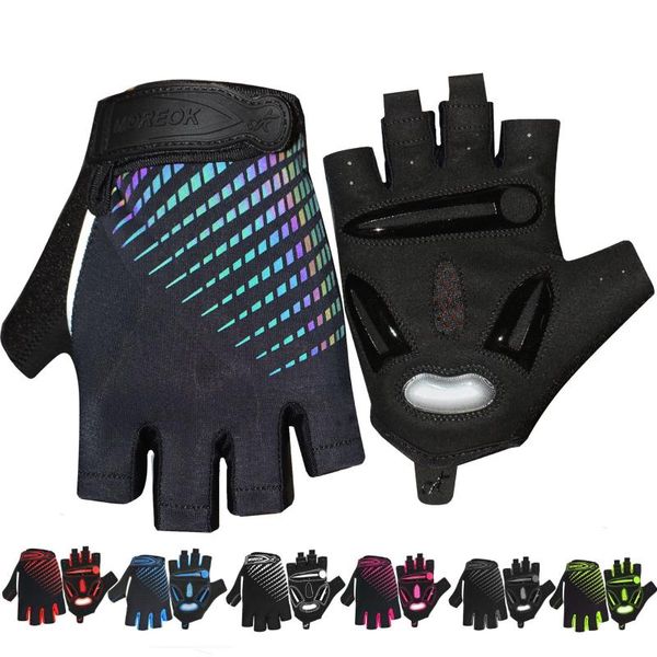 men women summer cycling gloves half finger with shockproof liquid silicone gel pad breathable reflective road bike mtb, Black
men women summer cycling gloves half finger with shockproof liquid silicone gel pad breathable reflective road bike mtb, Black