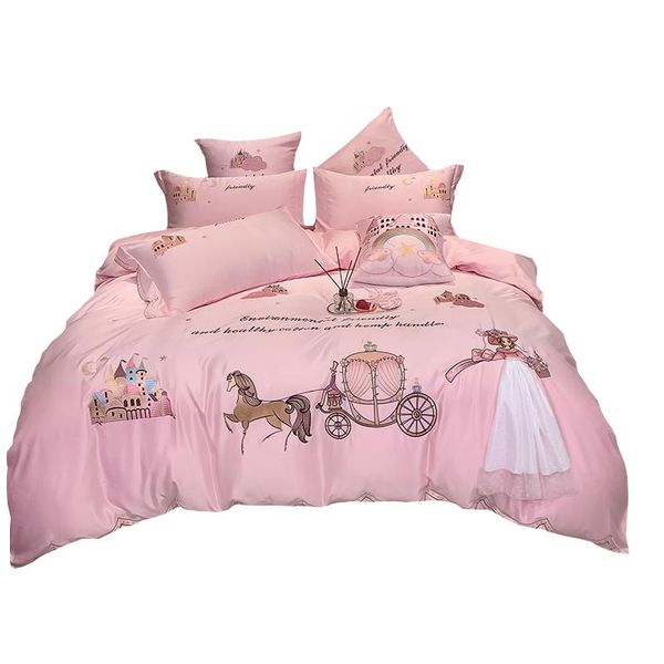 bedding sets cute cartoon sweet girls 100% cotton four piece set princess style king size
bedding sets cute cartoon sweet girls 100% cotton four piece set princess style king size