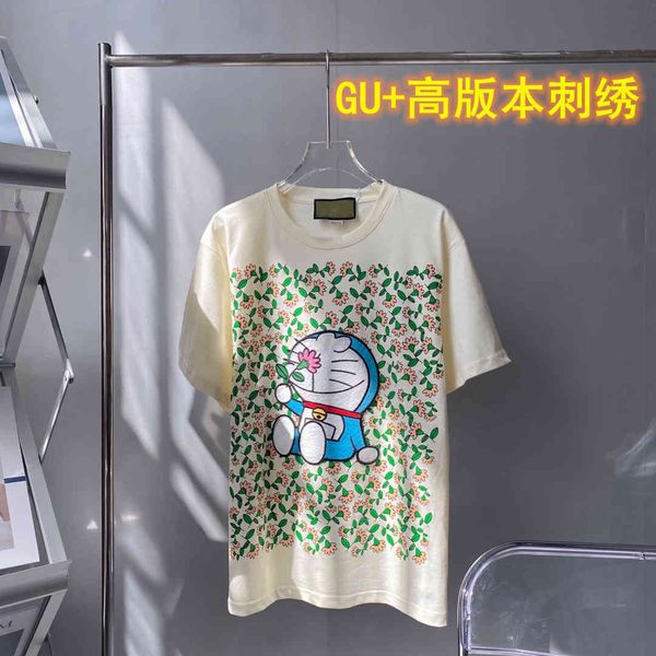 design clothing + 2021 summer new cartoon blue fat man embroidery printing loose casual round neck short sleeve t-shirt, White
design clothing + 2021 summer new cartoon blue fat man embroidery printing loose casual round neck short sleeve t-shirt, White
