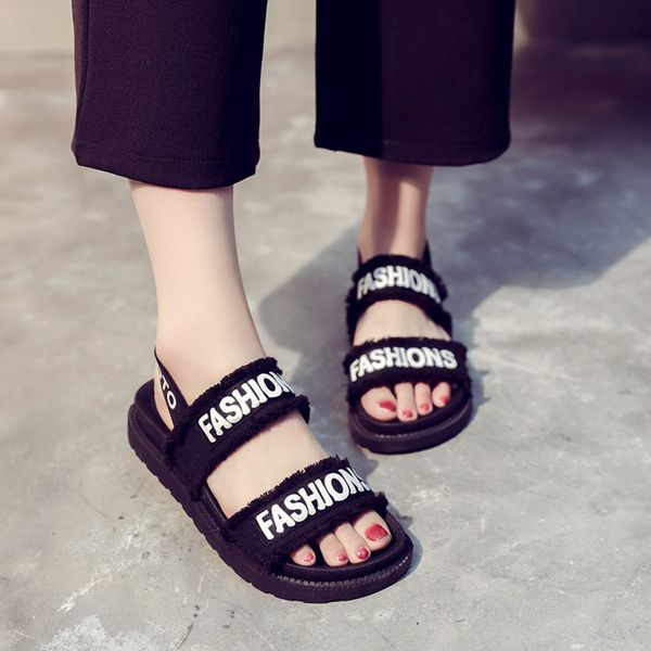 2021 new sandals summer one word buckle sandals womens muffin sole open toe and all kinds of roman womens shoes breathable, Black
2021 new sandals summer one word buckle sandals womens muffin sole open toe and all kinds of roman womens shoes breathable, Black