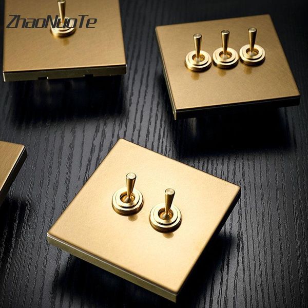 smart home control 1-3 gang wall light toggle switch 2 way vintage brass lever stainless steel champagne gold 86 type metal panel
smart home control 1-3 gang wall light toggle switch 2 way vintage brass lever stainless steel champagne gold 86 type metal panel