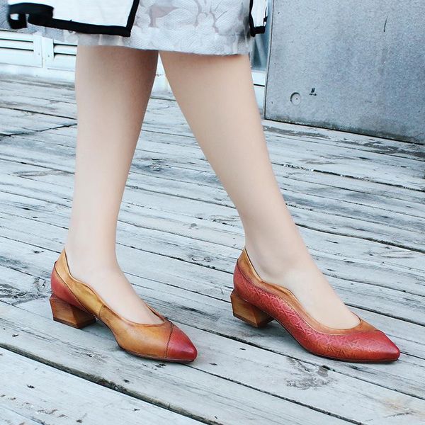 dress shoes johnature pumps women retro 2021 spring/autumn pointed toe genuine leather casual shallow platform heels ladies, Black
dress shoes johnature pumps women retro 2021 spring/autumn pointed toe genuine leather casual shallow platform heels ladies, Black