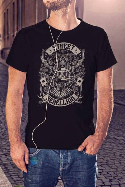 men's t-shirts street rebellion men black or white t-shirt custom motor tee unique design shirt vintage race biker sizes, White;black
men's t-shirts street rebellion men black or white t-shirt custom motor tee unique design shirt vintage race biker sizes, White;black