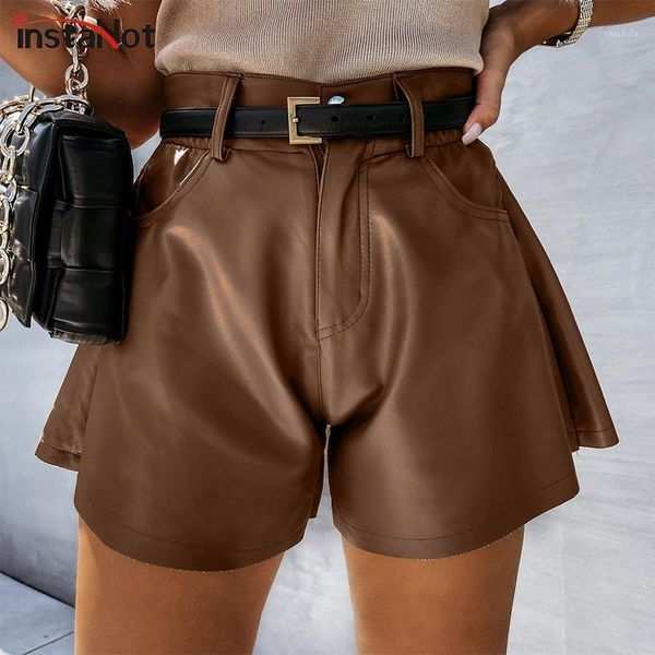women's shorts insta faux pu leather high street casual vintage outfit short autumn 2021 streetwear female button solid, White;black
women's shorts insta faux pu leather high street casual vintage outfit short autumn 2021 streetwear female button solid, White;black