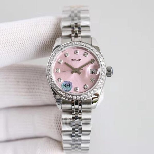 wristwatches 31mm ladies watch automatic mechanical sapphire glass pink dial 904l stainless steel date clock, Slivery;brown
wristwatches 31mm ladies watch automatic mechanical sapphire glass pink dial 904l stainless steel date clock, Slivery;brown