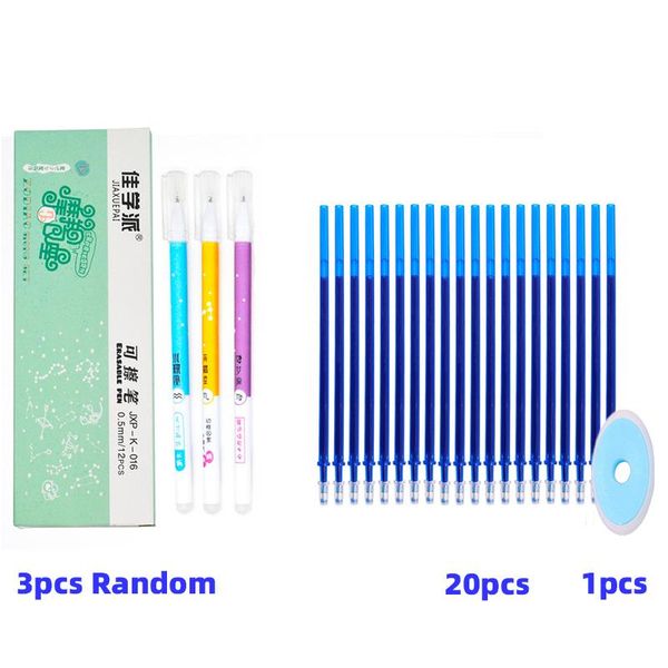 ballpoint pens 24pcs/set erasable pen set, 0.5mm blue and black color ink gel pens, washable handle for school office stationery supplies, Blue;orange
ballpoint pens 24pcs/set erasable pen set, 0.5mm blue and black color ink gel pens, washable handle for school office stationery supplies, Blue;orange
