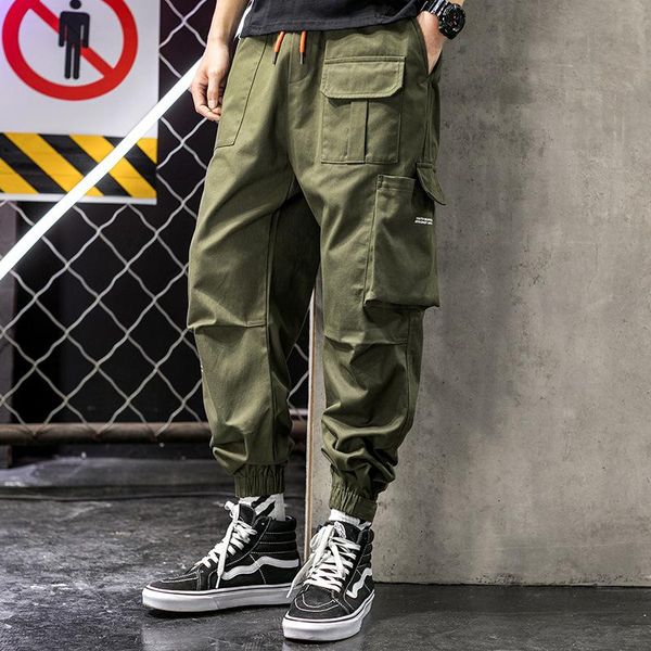men joggers streetwear cargo pants hip harajuku harem casual tactical pockets track trousers cotton trendy sweatpants men's, Black
men joggers streetwear cargo pants hip harajuku harem casual tactical pockets track trousers cotton trendy sweatpants men's, Black